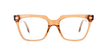 Women Cristal Eyeglasses: Halen - Milk Thistle - SpaceSMART Eye Clinic (Front View)